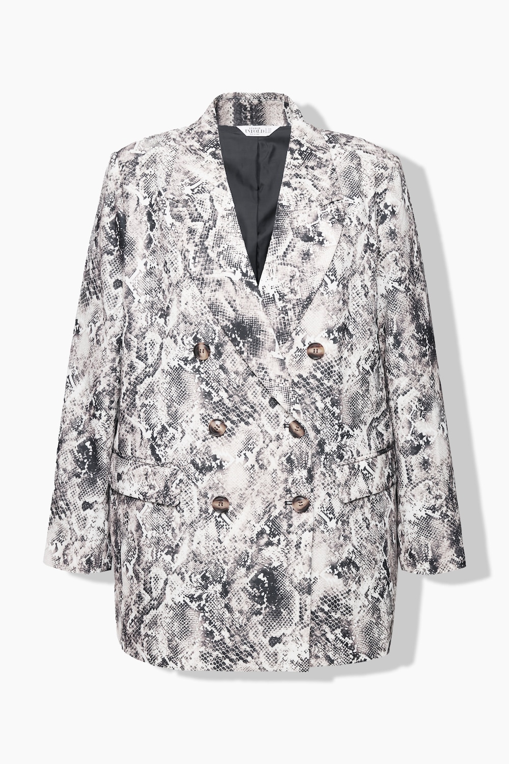 Stora storlekar Kavaj, Dam, brun, storlek: 54/56, Polyester, Studio Untold