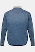 John F. Gee denim jack, gevoerd, lange mouwen, kentkraag, klepzakken, tot maat 8XL