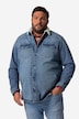 John F. Gee denim jack, gevoerd, lange mouwen, kentkraag, klepzakken, tot maat 8XL