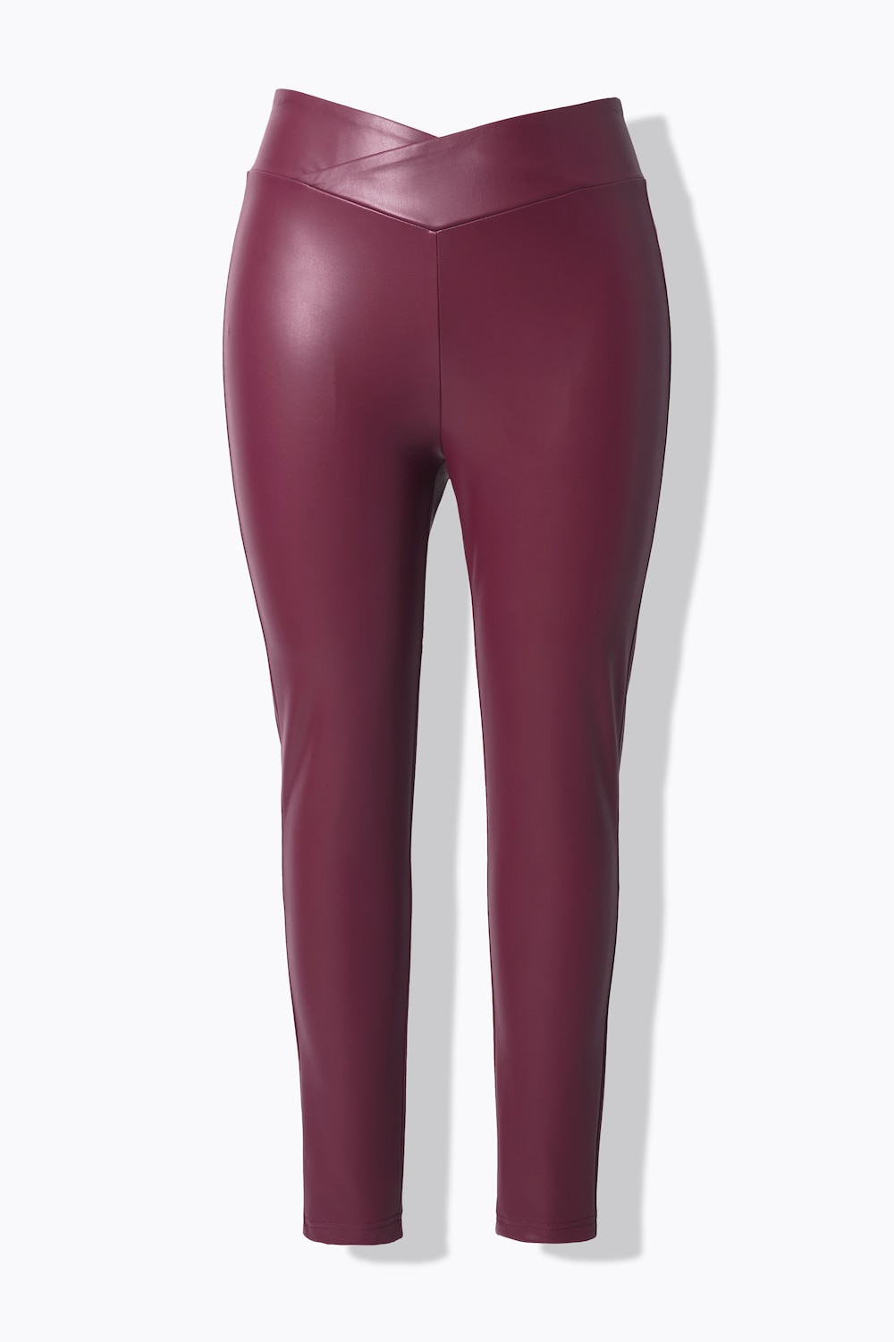 Stora storlekar Leggings, Dam, röd, storlek: 44, Syntetfibrer/Polyester, Mia Moda