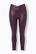 leggingsit, Skinny Fit, nahkainen ilme, joustava vyötärönauha
