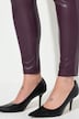 leggingsit, Skinny Fit, nahkainen ilme, joustava vyötärönauha