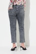 Loosefit jeans with floral embroidery and 5 pockets