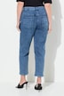Jeans, Loose Fit, Blumen-Stickerei, 5-Pocket