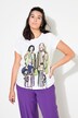 T-shirt oversize. Motif femmes