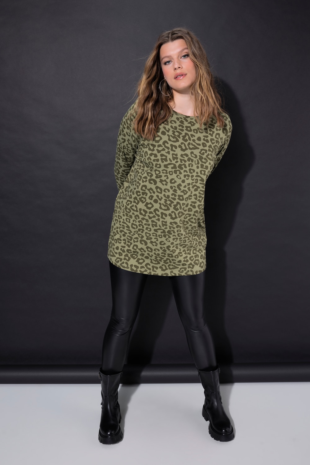 Longsleeve, luipaardprint