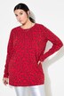 Longsleeve, Classic Shape, Leo-Print
