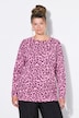 Longsleeve, Classic Shape, Leo-Print