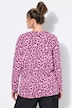 Longsleeve, Classic Shape, Leo-Print