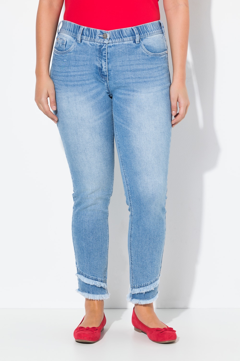 Große Größen Jeans Sarah, Damen, blau, Größe: 48, Baumwolle, Ulla Popken
