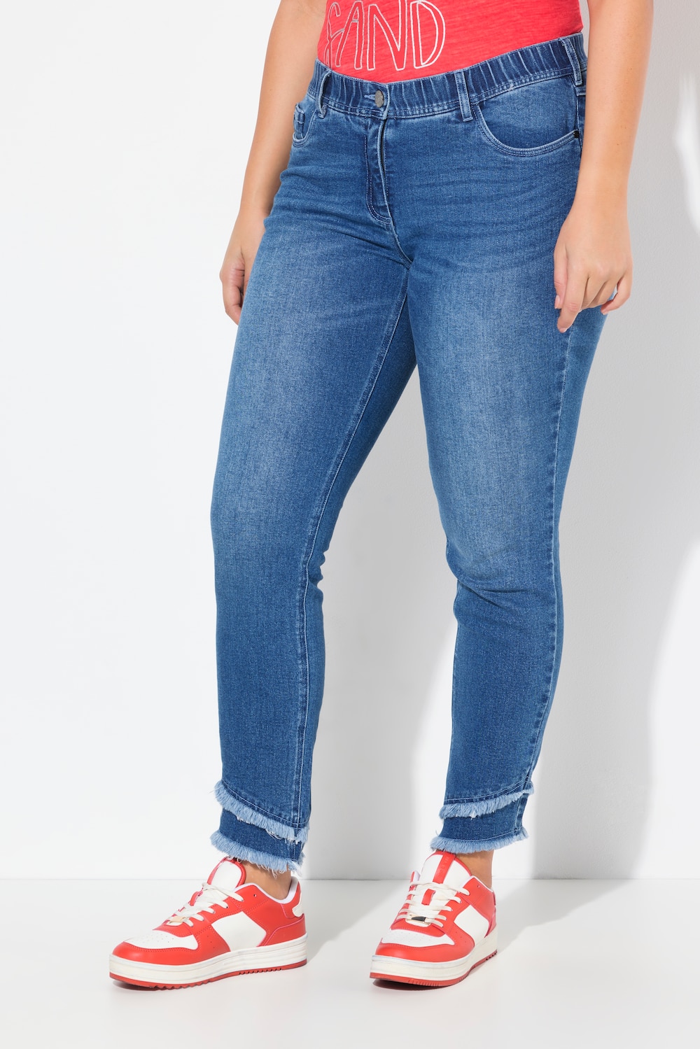 Große Größen Jeans Sarah, Damen, blau, Größe: 50, Baumwolle, Ulla Popken