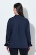 Bluse, Kelchkragen, Langarm, Rüschen-Manschetten