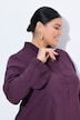 Bluse, Kelchkragen, Langarm, Rüschen-Manschetten