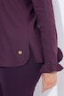 Bluse, Kelchkragen, Langarm, Rüschen-Manschetten