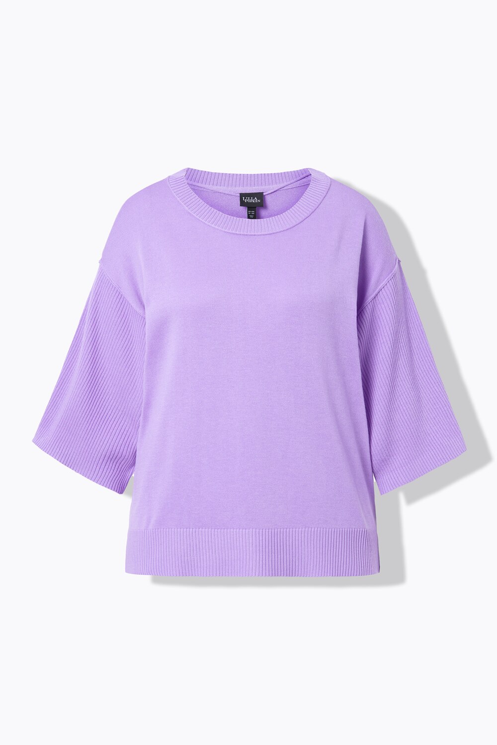 Stora storlekar Tröja, Dam, lila, storlek: 46/48, Polyester/Syntetfibrer, Ulla Popken
