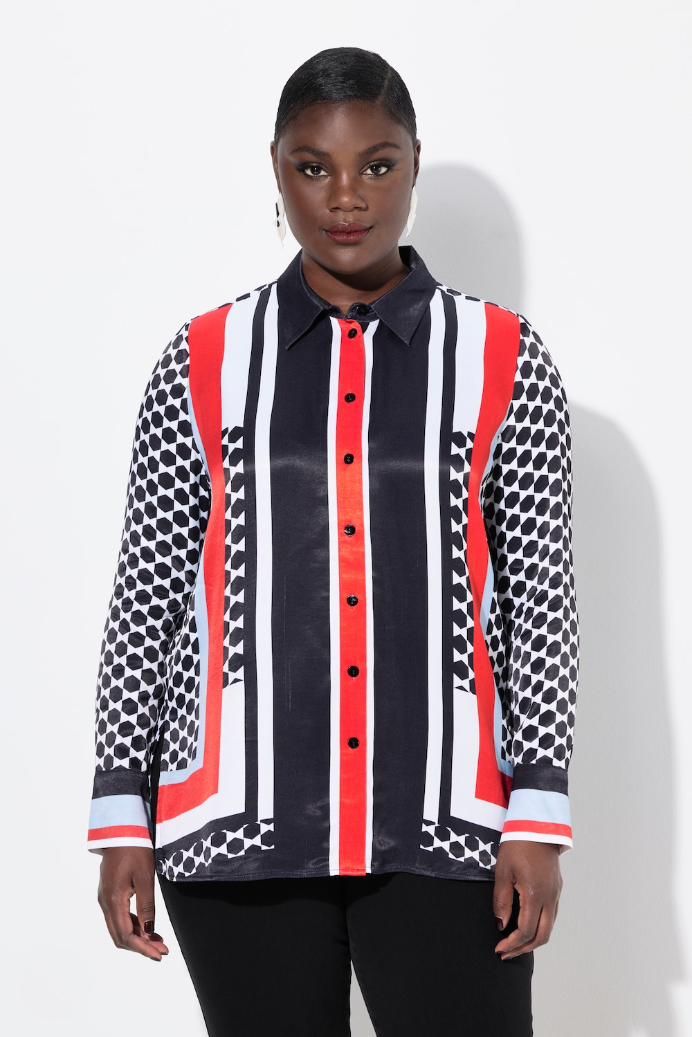 Große Größen Bluse, Damen, weiß, Größe: 58/60, Viskose, Ulla Popken