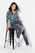 Jeggings Sienna, slim, cintura elástica, trabilla