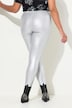 Legging, Skinny Fit, zilverkleurig metallic