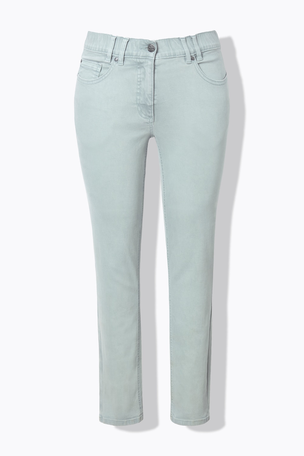 Stora storlekar Jeans Sarah, Dam, turkos, storlek: 42, Bomull, Ulla Popken