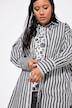 Overhemdblouse, oversized, strepen