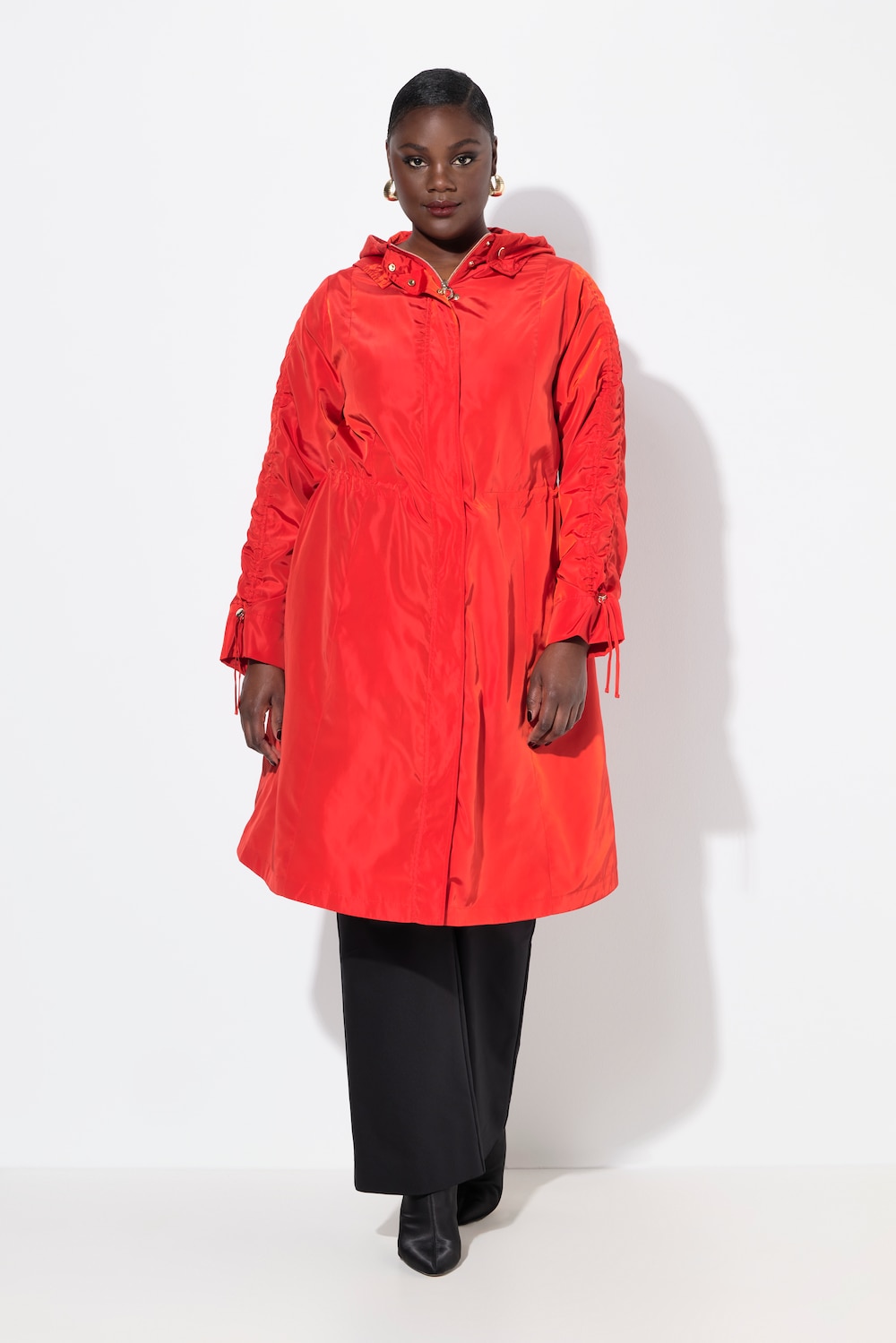 Thumbnail - Große Größen Mantel, Damen, rot, Größe: 50/52, Polyester, Ulla Popken