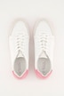 Leder-Sneaker, Retro-Look, Wechselfußbett, Weite H