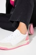 Leder-Sneaker, Retro-Look, Wechselfußbett, Weite H