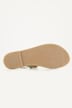 Sandaler med stropper, perler, memory foam, bredde H