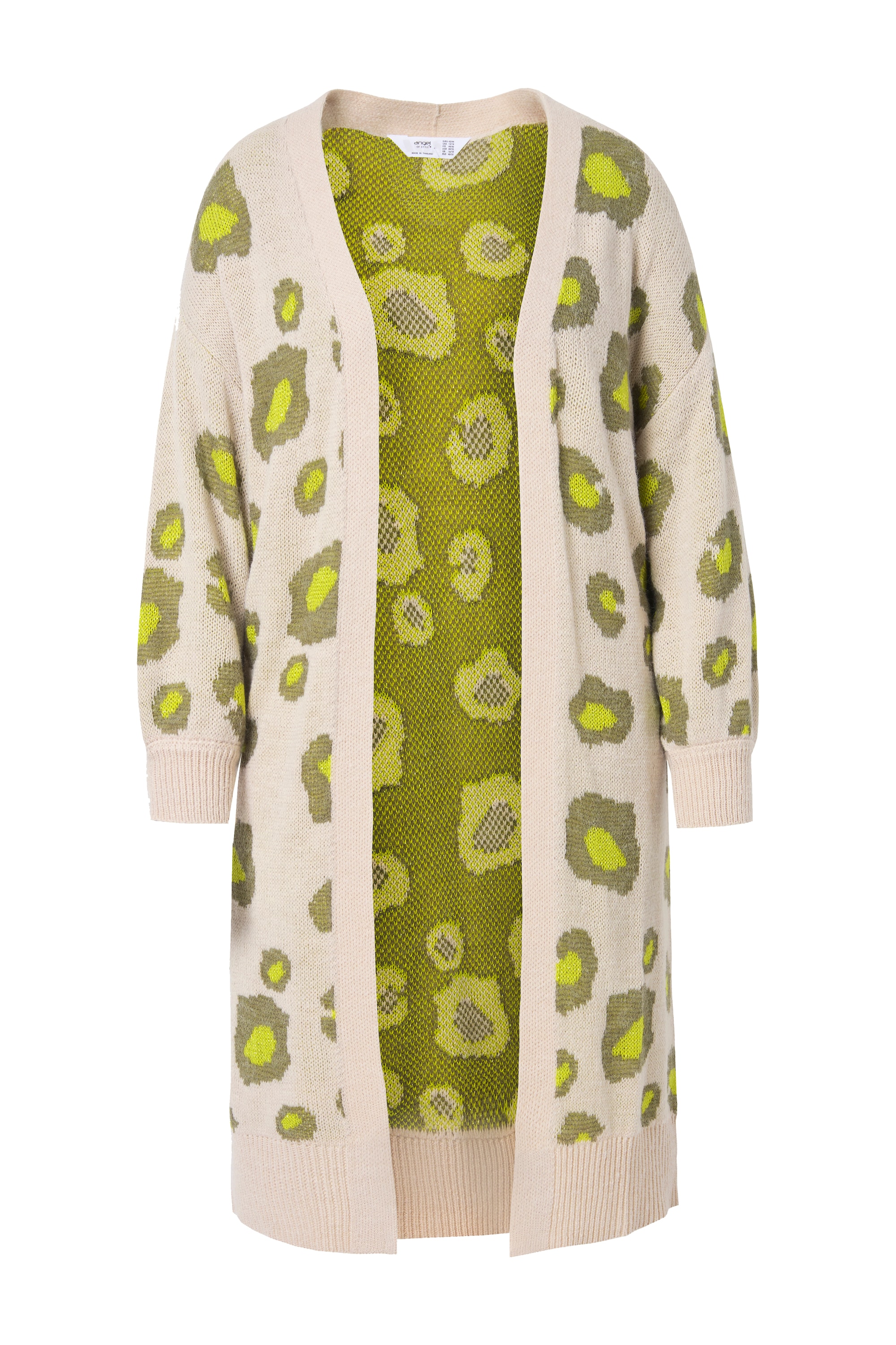 Ulla Popken Strickjacke Lang Senfgelb Angel Of Style Damen Große