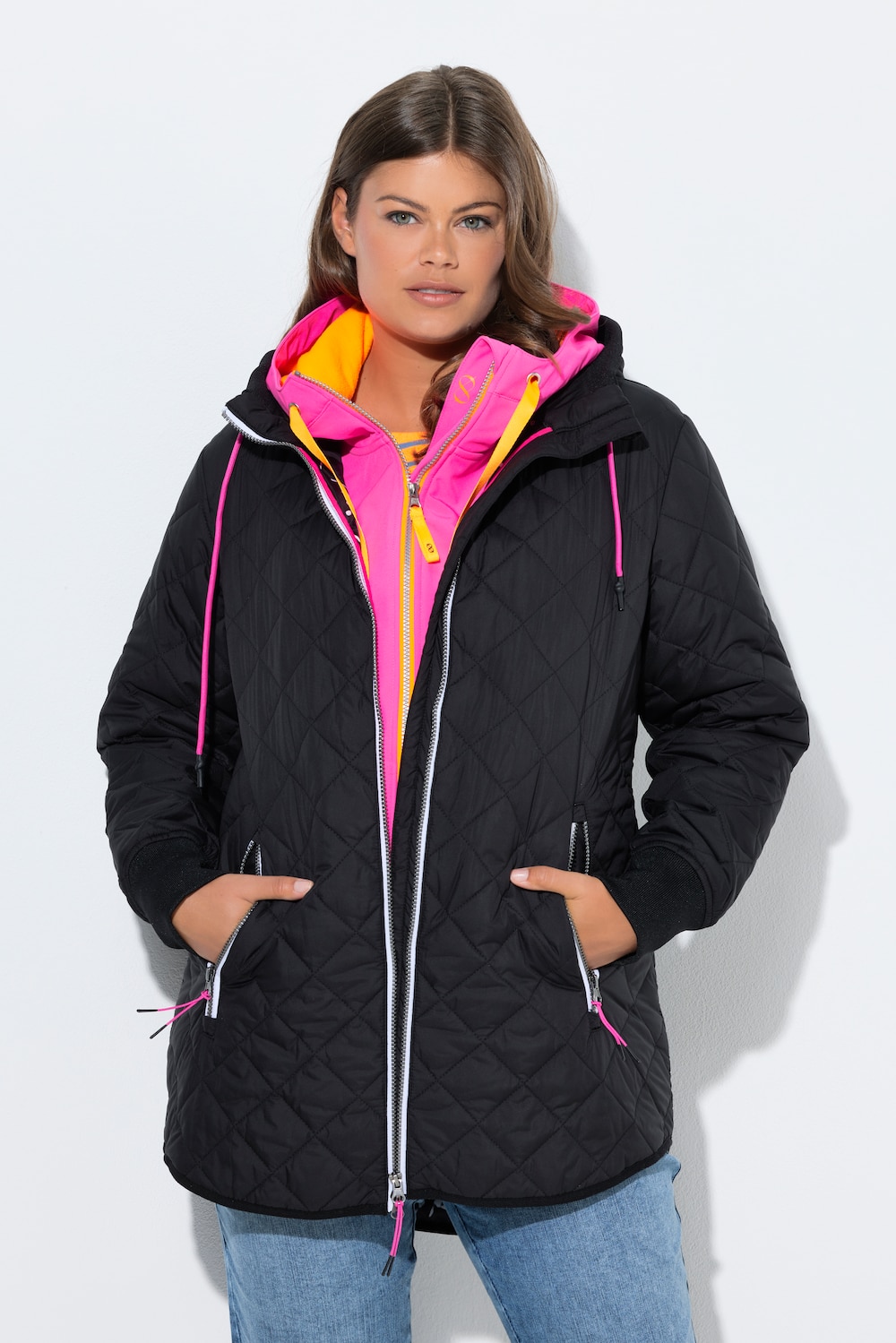 Steppjacke mit Druckfutter