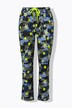 Joggingbroek, camouflage met siernaden, elastische tailleband