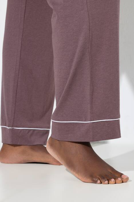 Pyjama, sierpaspels, reverskraag, korte mouw