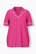 Lapel Collar Short Sleeve Two Piece Pajama Set