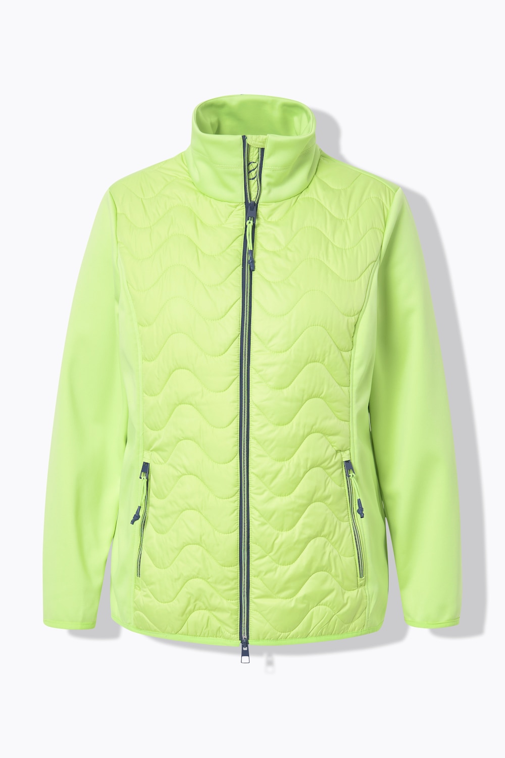 Stora storlekar Quiltad jacka, Dam, gul, storlek: 40/42, Polyester, LAURASON
