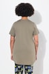 T-shirt with smiley and half sleeves