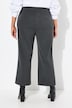 Culottes, vide ben, elastisk linning, viskosestretch