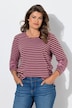 Ringelshirt, Langarm, Rundhalsausschnitt,
