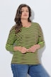 Ringelshirt, Langarm, Rundhalsausschnitt,