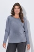Ringelshirt, Langarm, Rundhalsausschnitt,