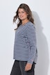 Ringelshirt, Langarm, Rundhalsausschnitt,