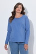 Ringelshirt, Langarm, Rundhalsausschnitt,