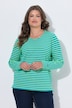 Ringelshirt, Langarm, Rundhalsausschnitt,