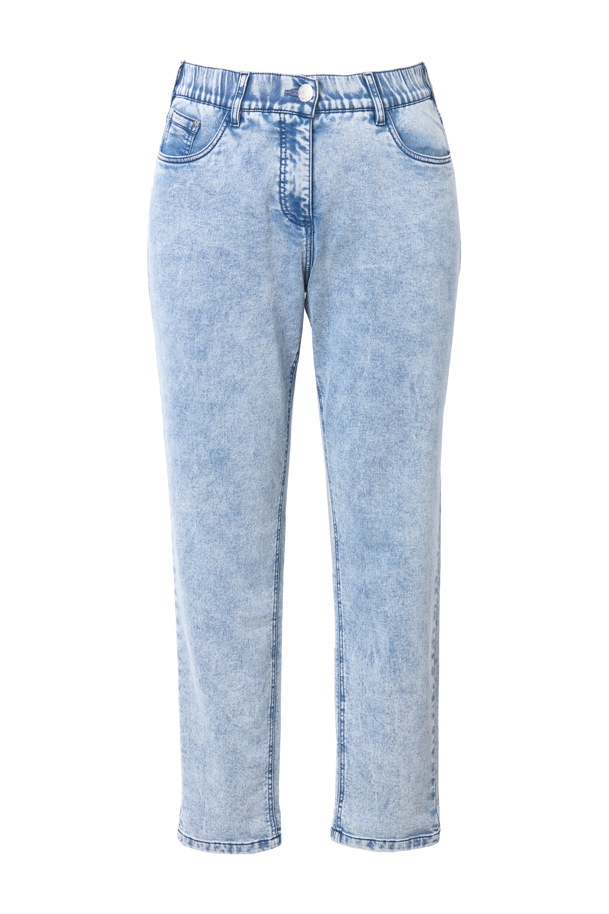 Ulla Popken Damen große Größen Boyfriend Jerseyjeans weites Bein