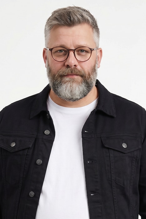 Jeansjacke, Colordenim, Brusttaschen, bis 8 XL