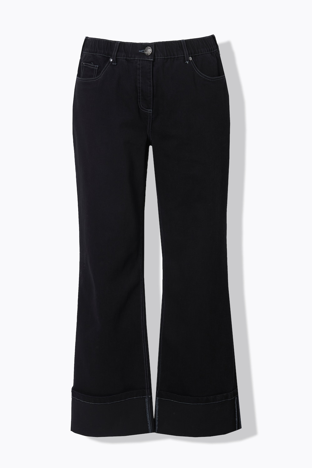 Stora storlekar Jeans Mary, Dam, svart, storlek: 42, Bomull/Polyester/Viskos, Ulla Popken
