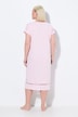 Nachthemd, kanten lint, ronde hals, halve mouwen