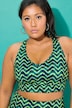 Sportbustier, Softcups, Alloverdruck, Unterbrustband