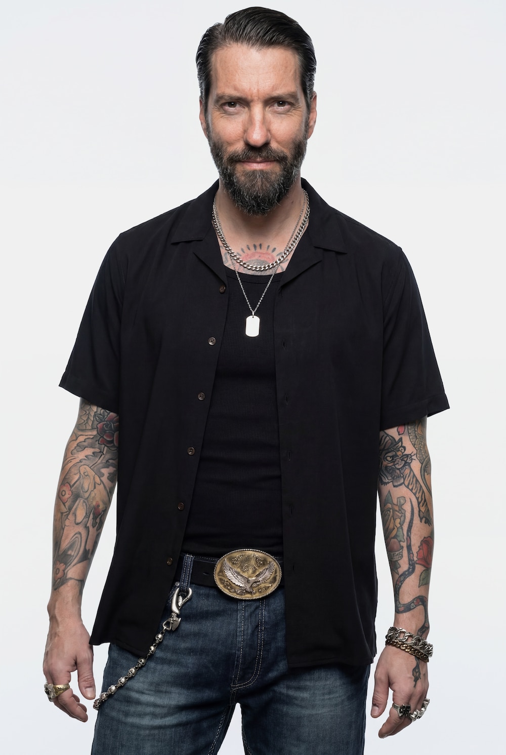 Hemd, Halbarm, Cuba-Kragen, Cuba Fit, bis 8 XL