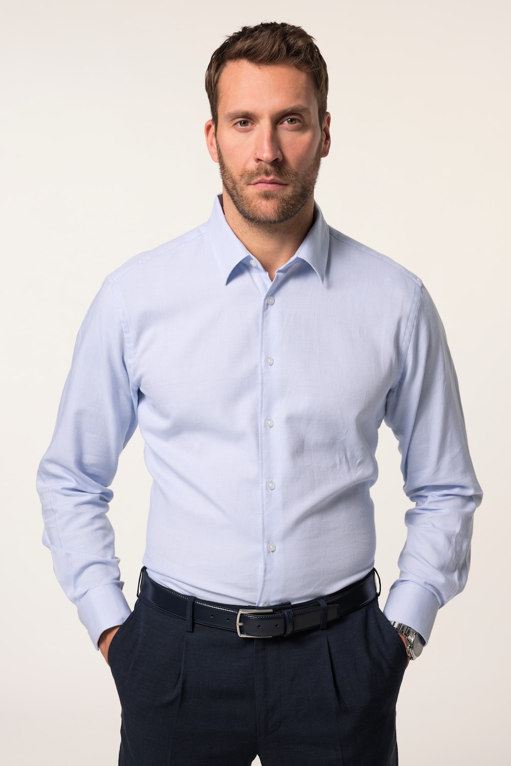JP 1880 Hemd, Business, Langarm, Kentkragen, Modern Fit, bis 8 XL