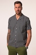 Chemise JP 1880 dans un imprimé all-over, manches courtes et col cubain - jusqu'au 8 XL